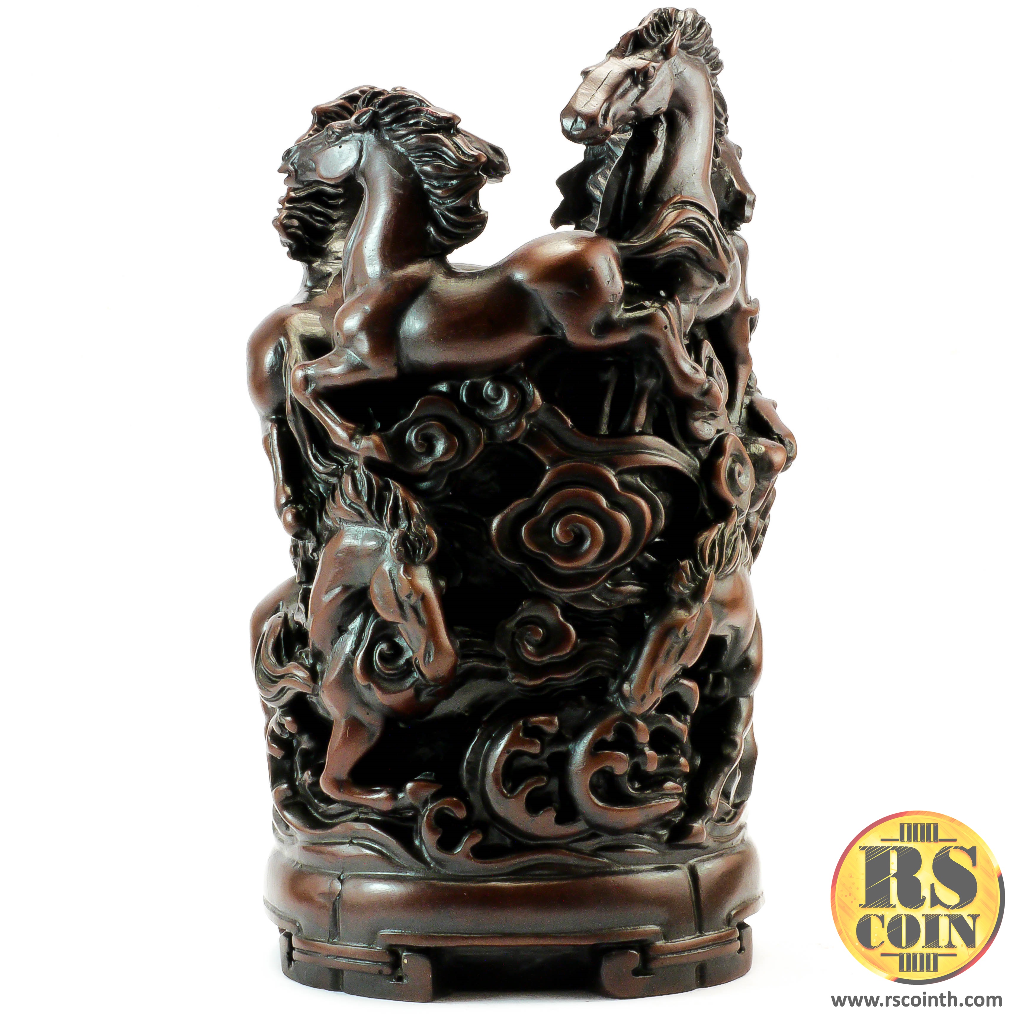 รูปปั้นหิน - กระบอกม้าสวรรค์ (Thai Sculpture Stone Animal Horses Heaven)