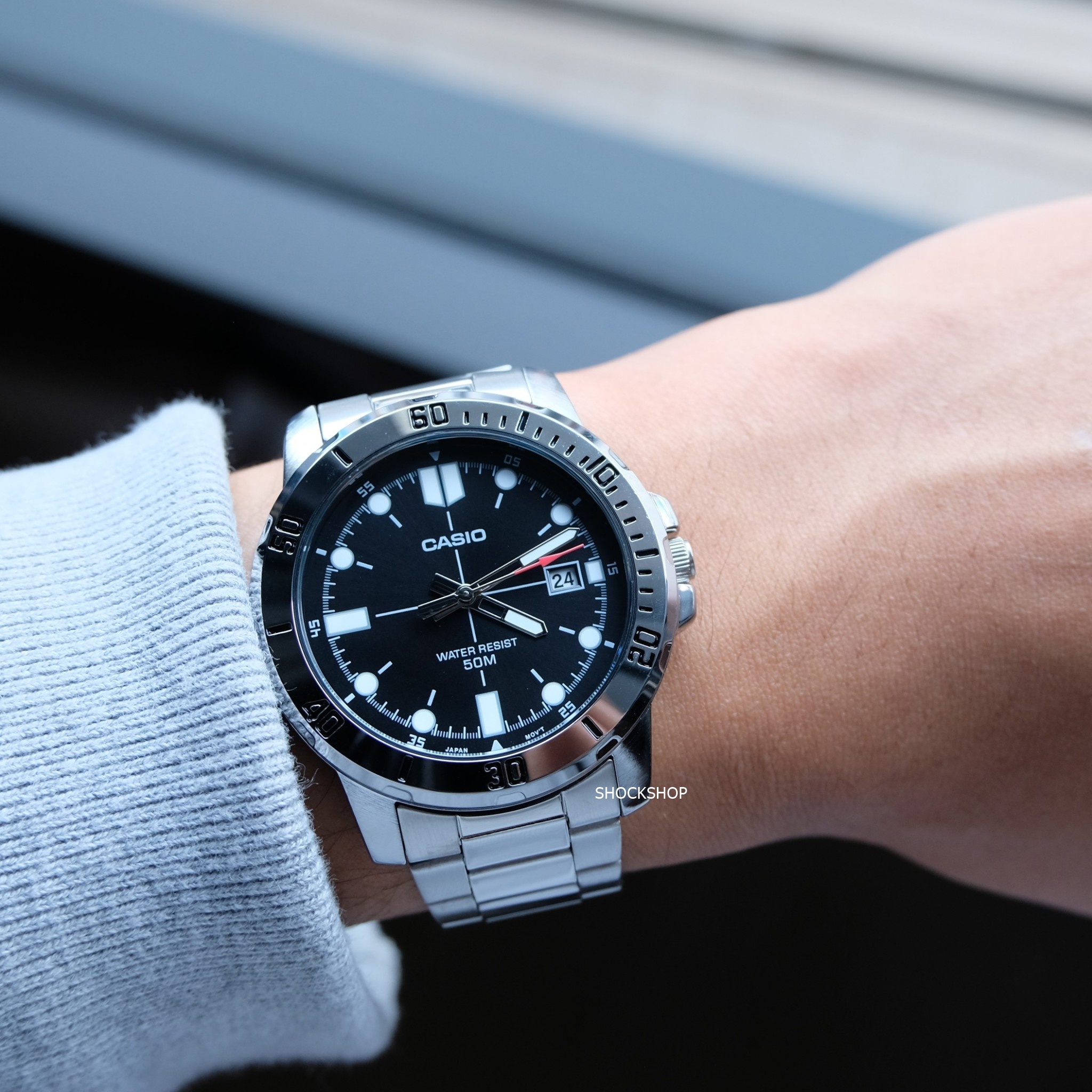 นาฬิกาผู้ชาย Casio รุ่น MTP-VD01D-1E คาสิโอ