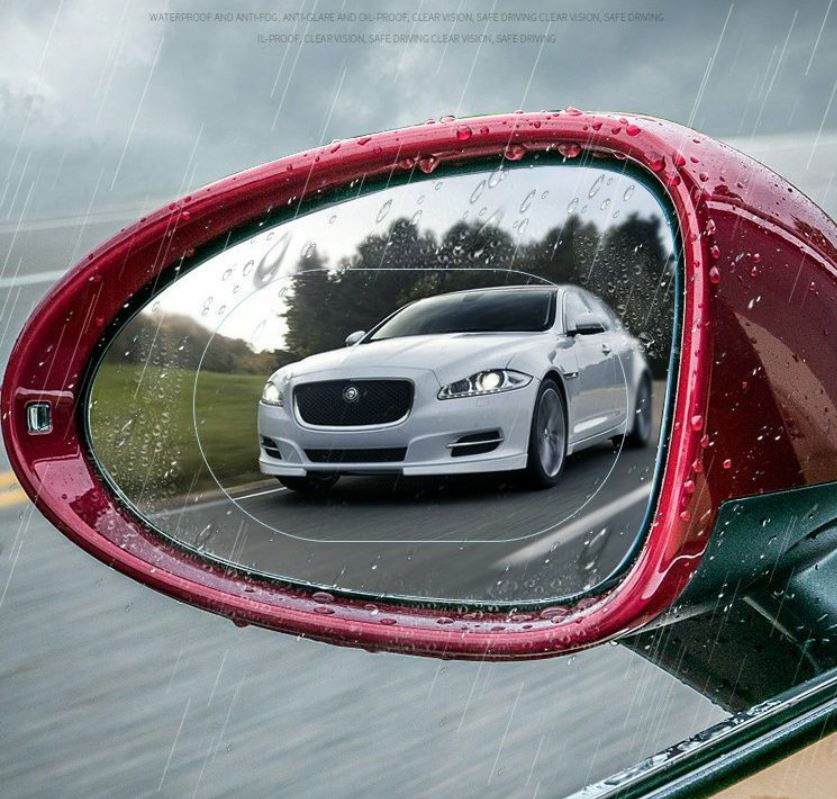 ฟิล์มกันน้ำ ติดกระจกข้างรถยนต์ Waterproof Mirror Film Cover