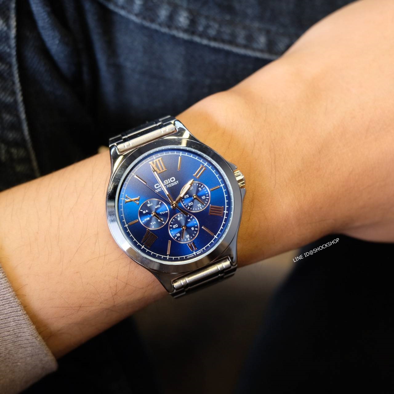 นาฬิกาผู้ชาย Casio รุ่น MTP-V300D-2A คาสิโอ