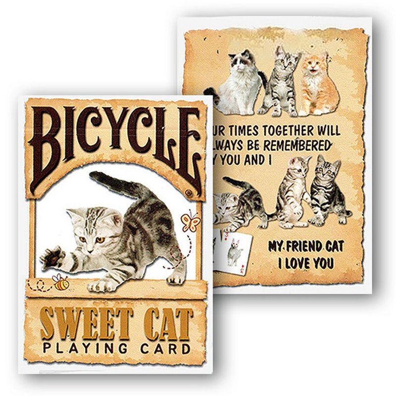 Bicycle Sweet Cat Playing Cards