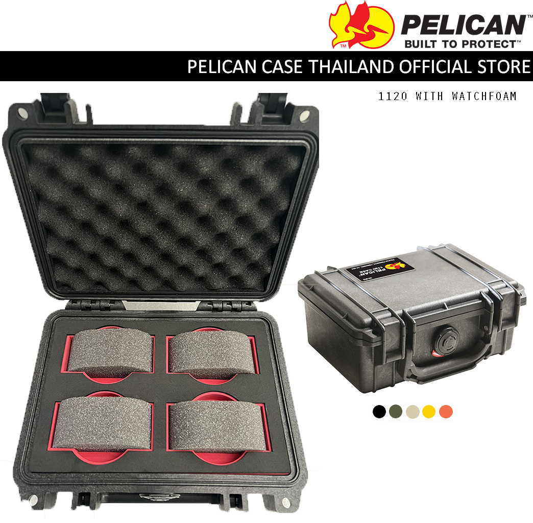 PELICAN 1120 WATCH CASE WITH 4 WATCH INSERT - กล่องใส่นาฬิกา 4 เรือน