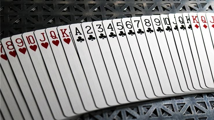 Bicycle Foil Back Metalluxe Cobalt V2 Playing Cards (สีน้ำเงิน)