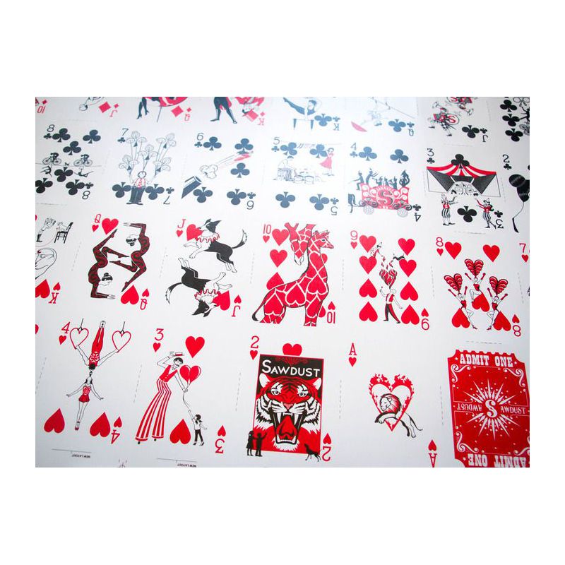 Sawdust Playing Cards By Emmanuel Jose