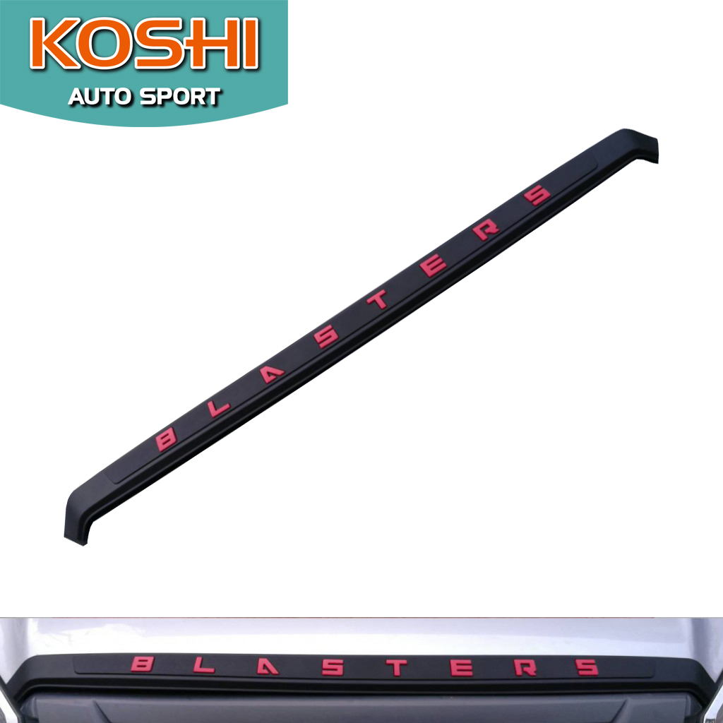 คิ้วกระโปรงหน้า สีดำ/แดง D-Max 2015-18 ยี่ห้อ Lekone