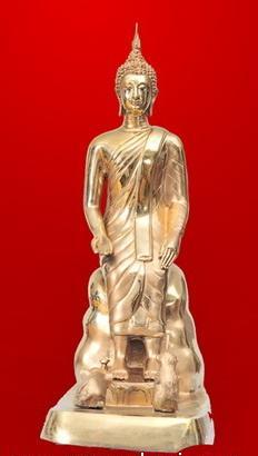 พระประจำวันเกิด วันพุธ กลางคืน พระปางป่าเลไลย์ 9 นิ้ว