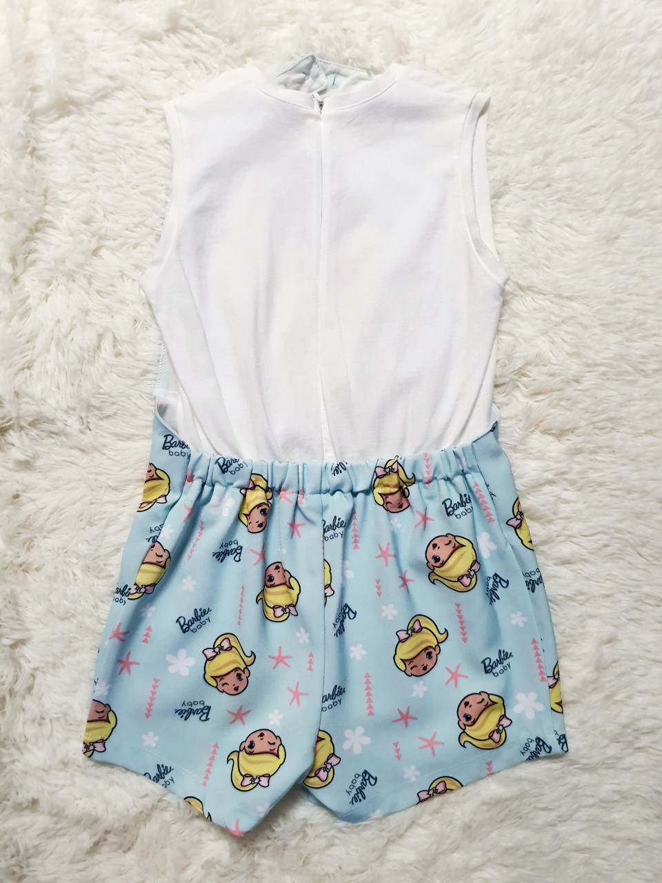 ชุดจั้ม Barbie baby XXL ช่วงอายุ 6y Cha-Lom มือสองเหมือนใหม่