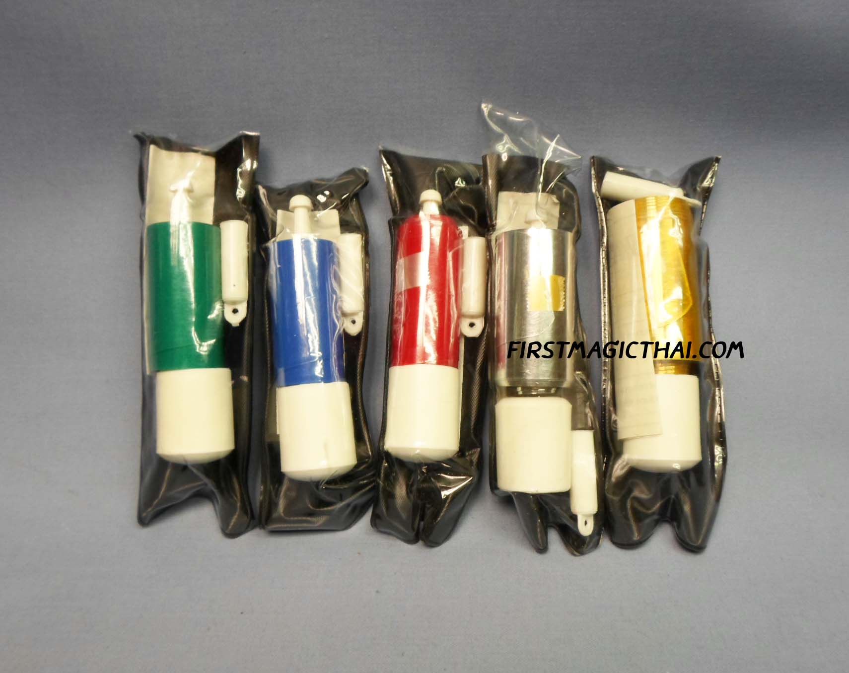 ไม้เท้าเป็นผ้า สีเขียว (พลาสติก)