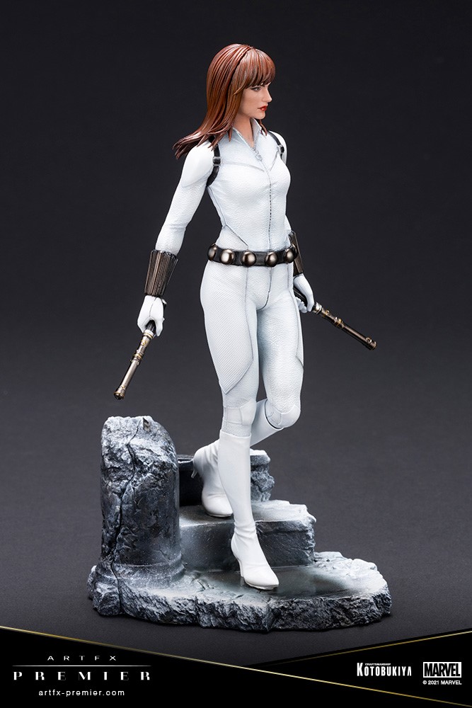 BLACK WIDOW White Costume Limited Edition ARTFX