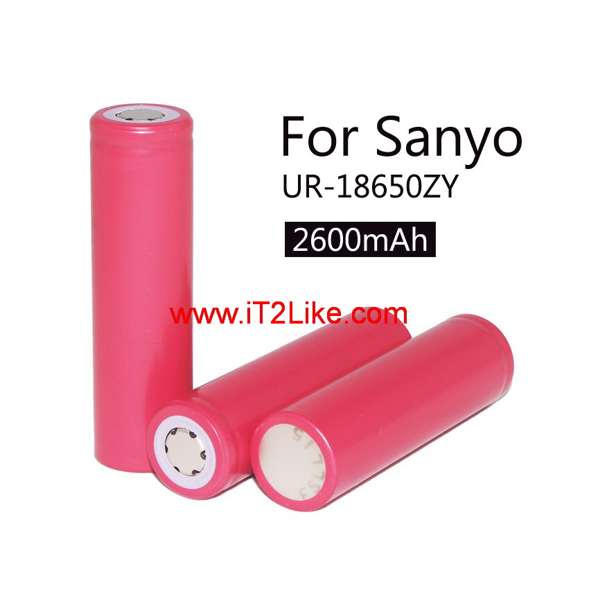 แบต ถ่าน Li-ion 18650 Sanyo UR18650ZY 2600mAh ของแท้ Made in Japan