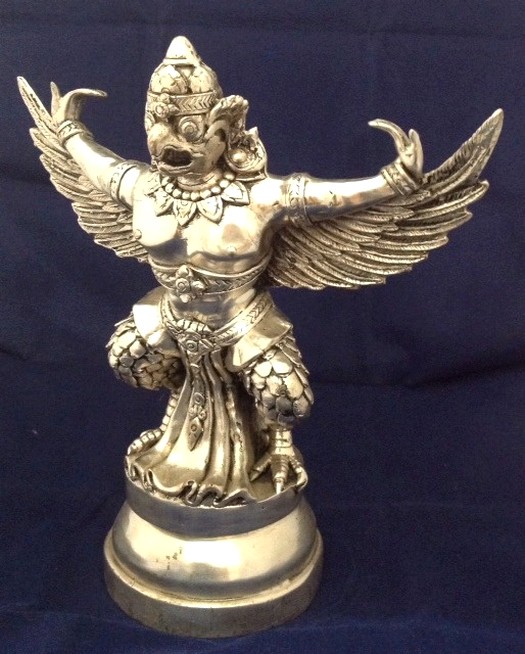 ครุฑ ใหญ่ ทองเหลือง สีเงิน 5นิ้ว