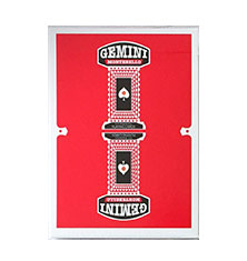 Gemini Casino playing cards (Red)