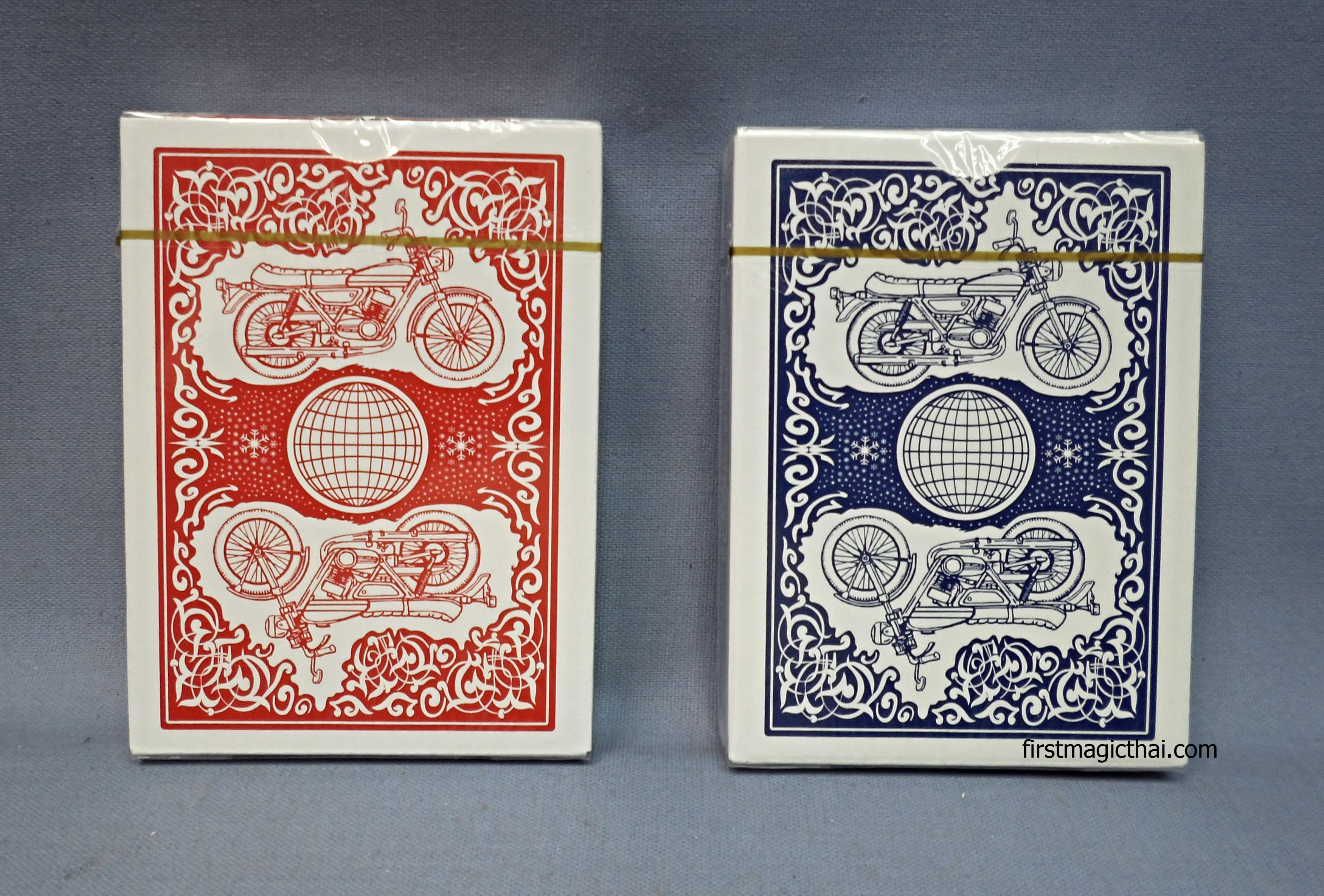 Blue Motor Brand Playing Cards