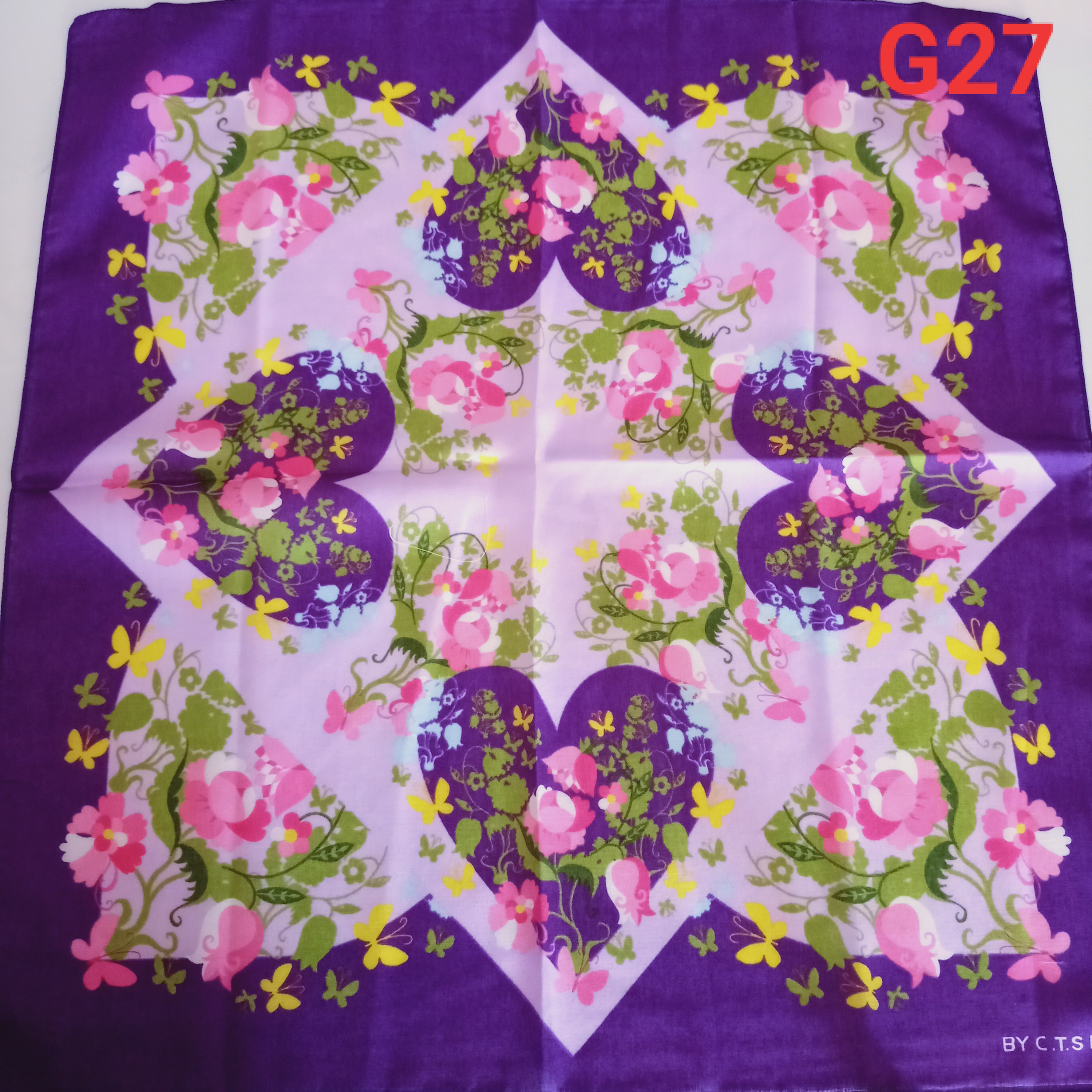 ผ้าเช็ดหน้า คอตตอน Catton G27