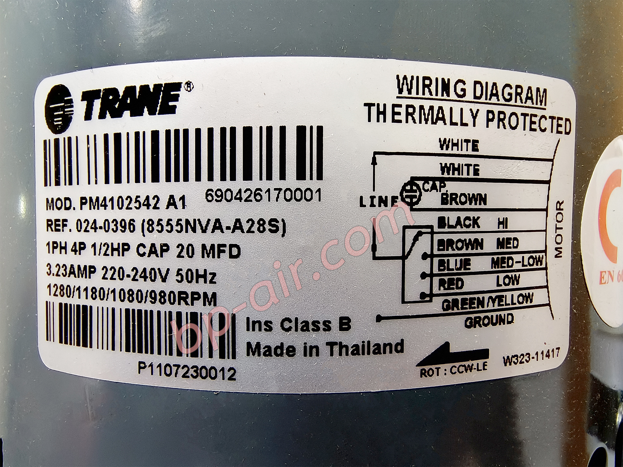 มอเตอร์คอยล์เย็น MCD036DB,048DB,HFCD14,HFCD16