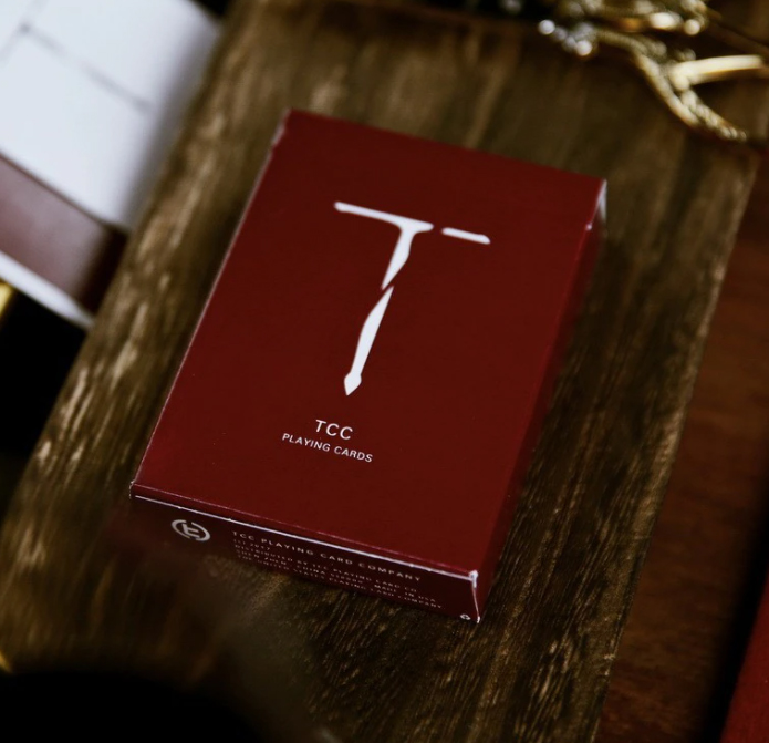 TCC Poker Sword T Playing Cards (RED)