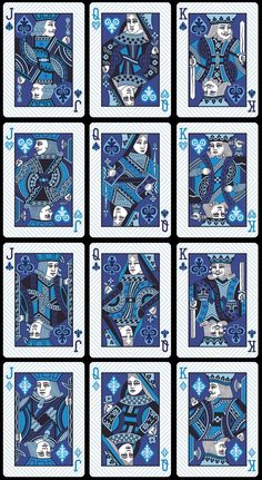 Bicycle Elemental Water (Blue) Playing Cards