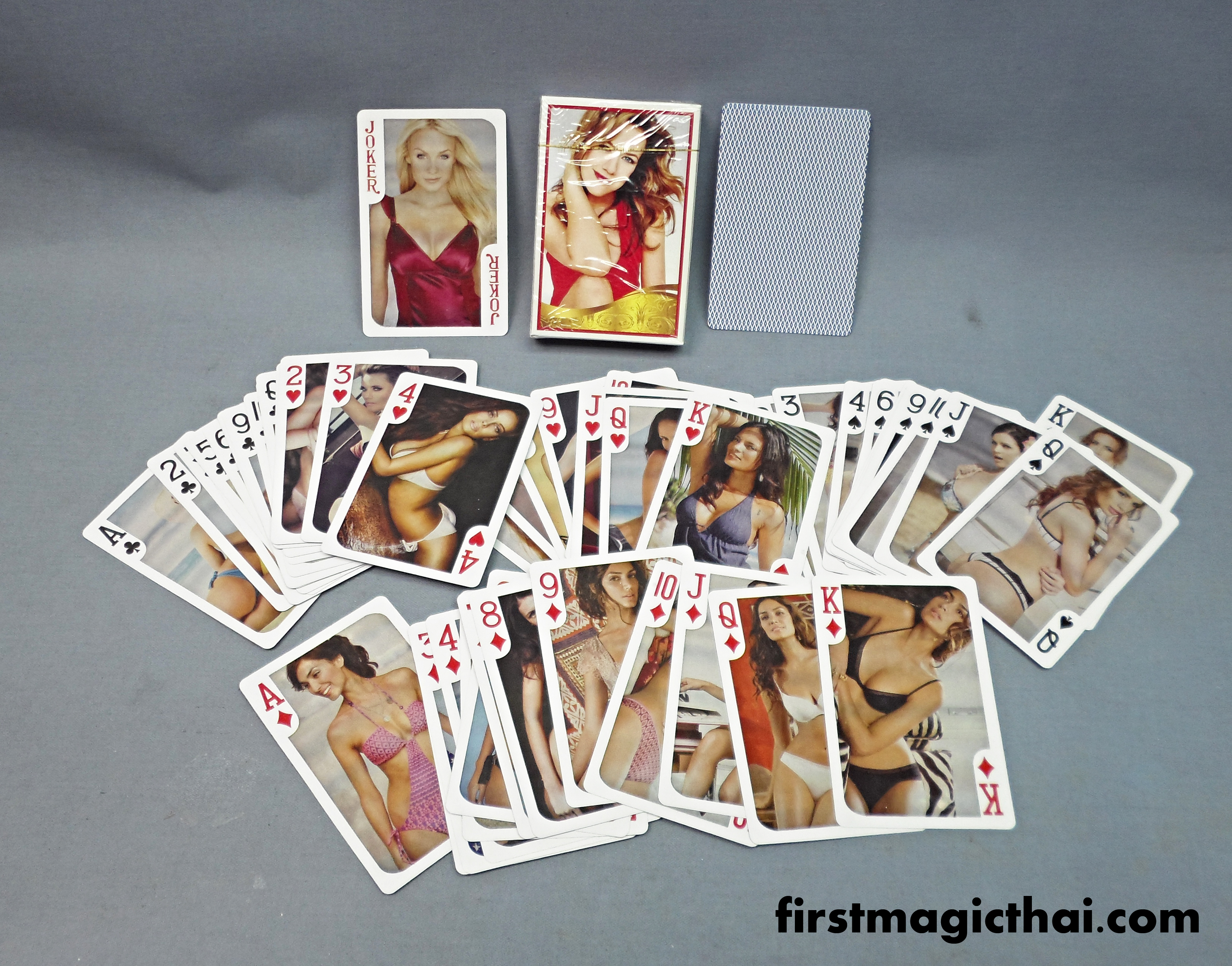 ไพ่ นางแบบฝรั่ง แบบ2