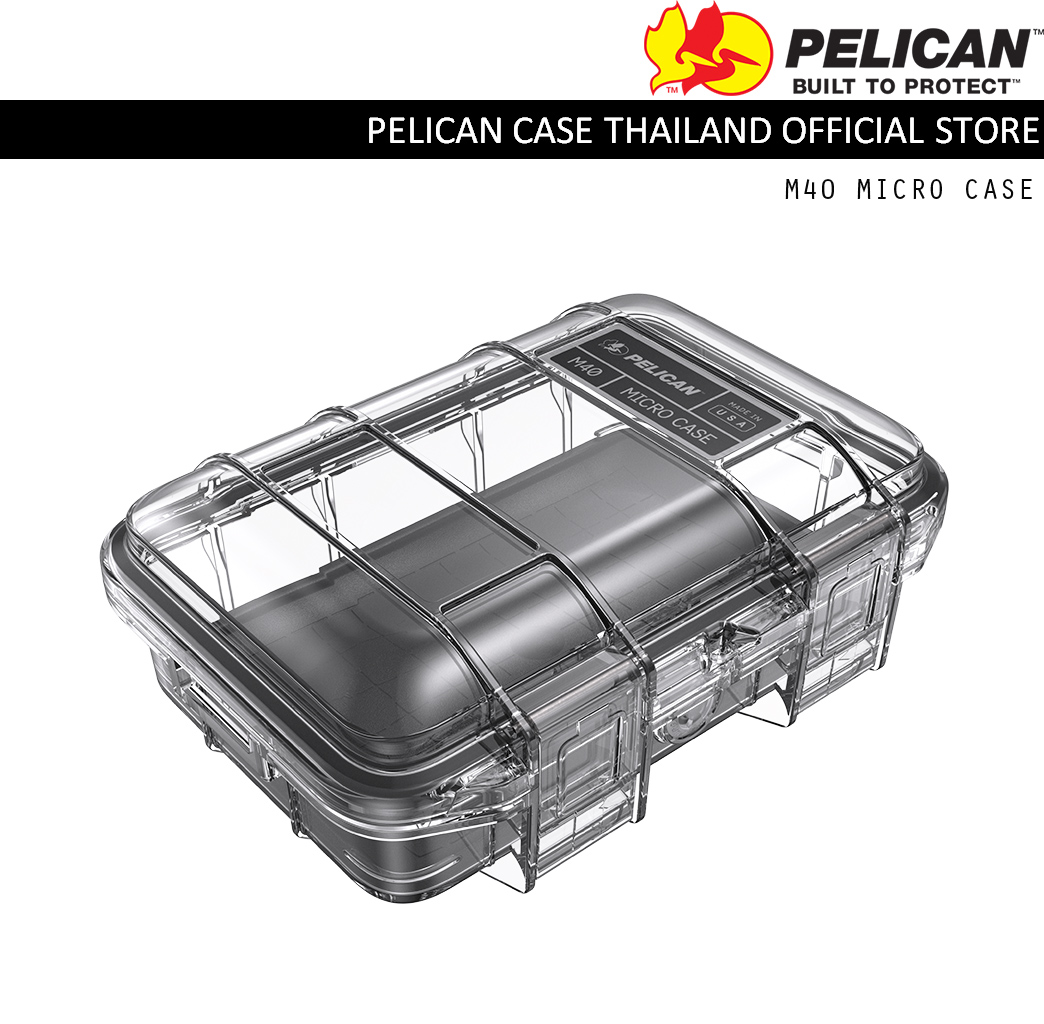Pelican M40 MICRO CASE - Black / Clear