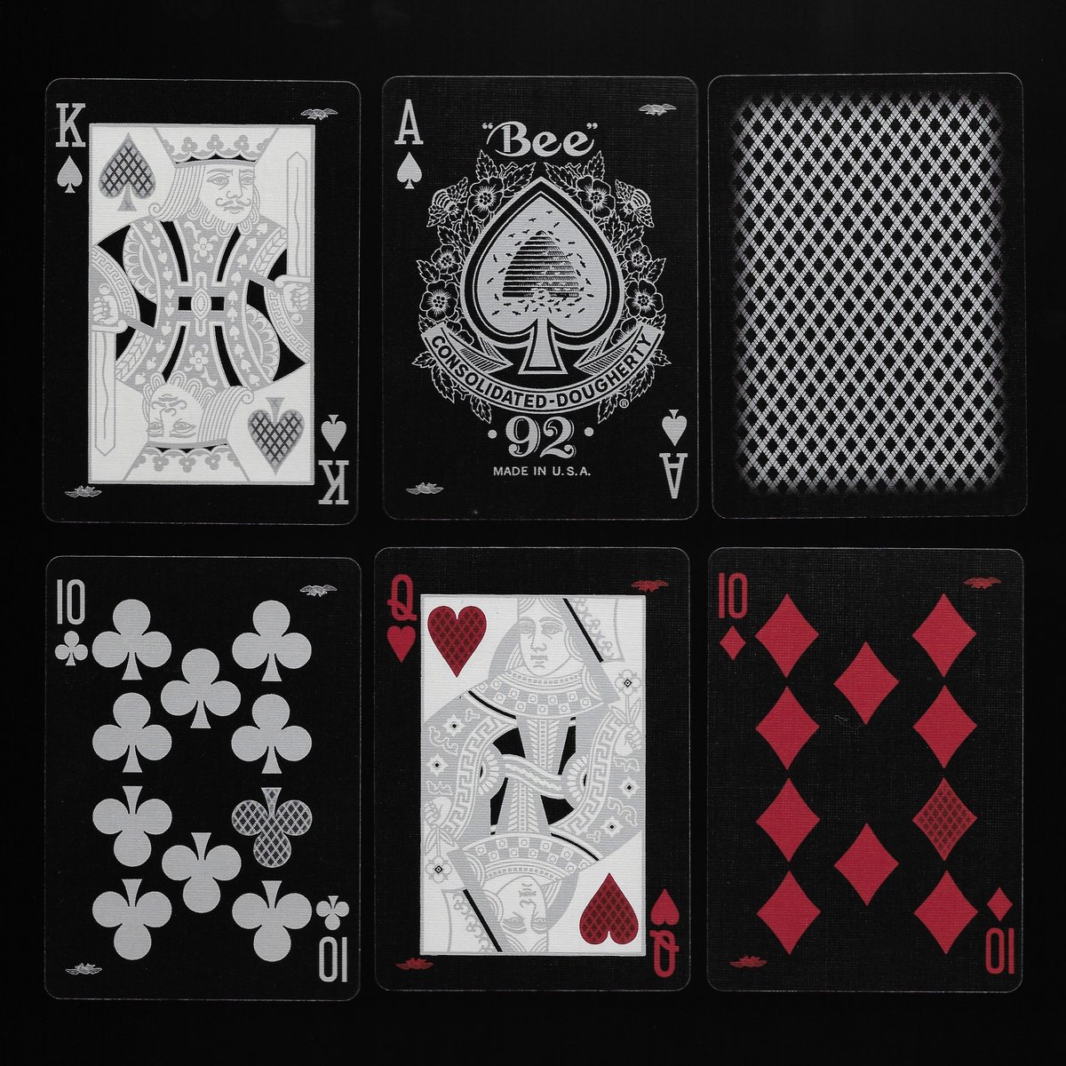 Bee Silver Stinger Playing Cards