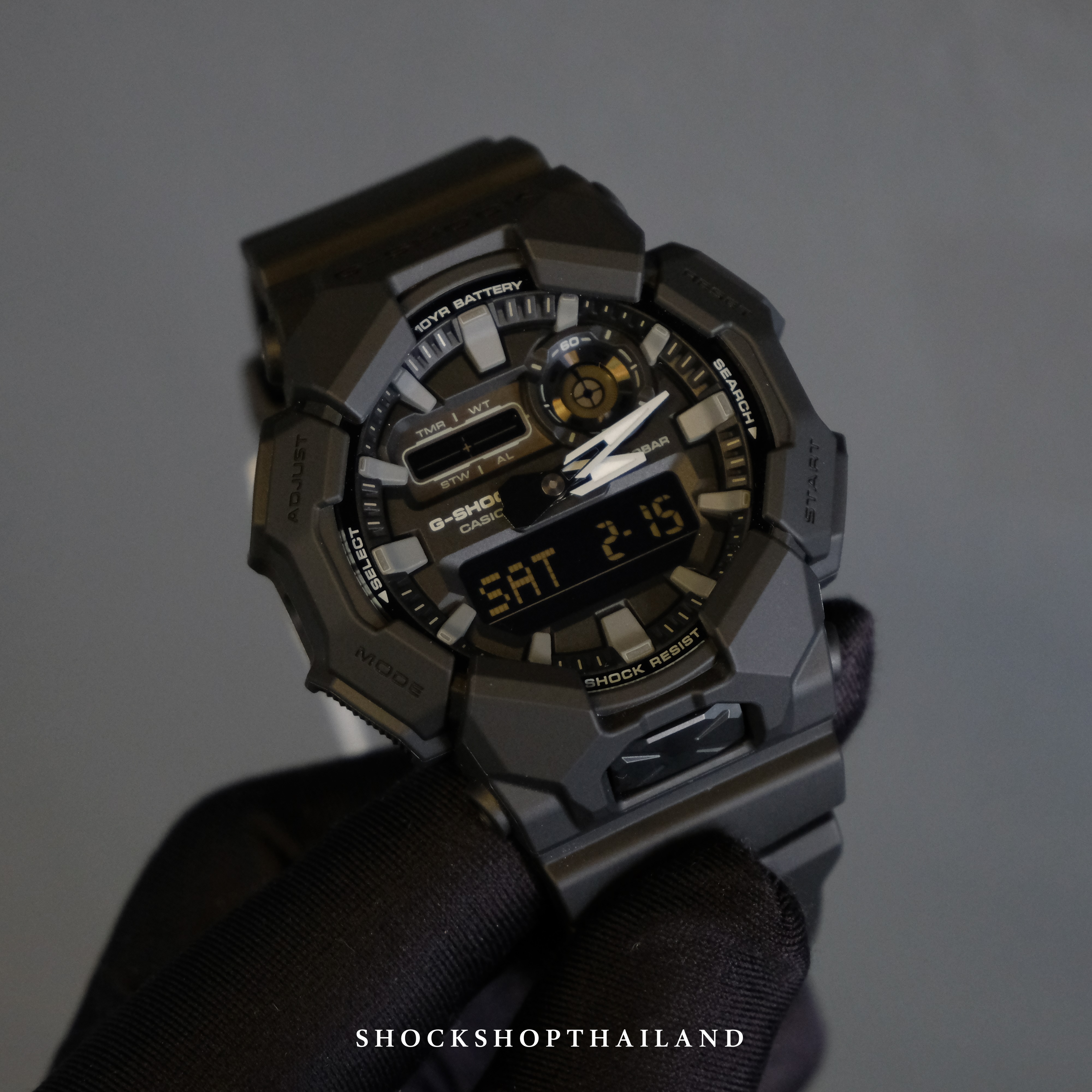 Casio G-Shock นาฬิกาผู้ชาย รุ่น GA-010-1A1 ซีรีส์ GA-010 จีช็อค