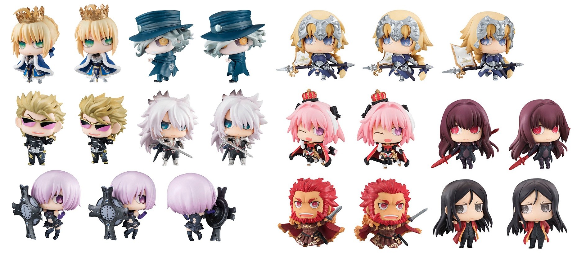 Petit Chara! Series - Petit Chara! Series Chimi Mega Fate/Grand Order Vol.1 (MegaHouse)