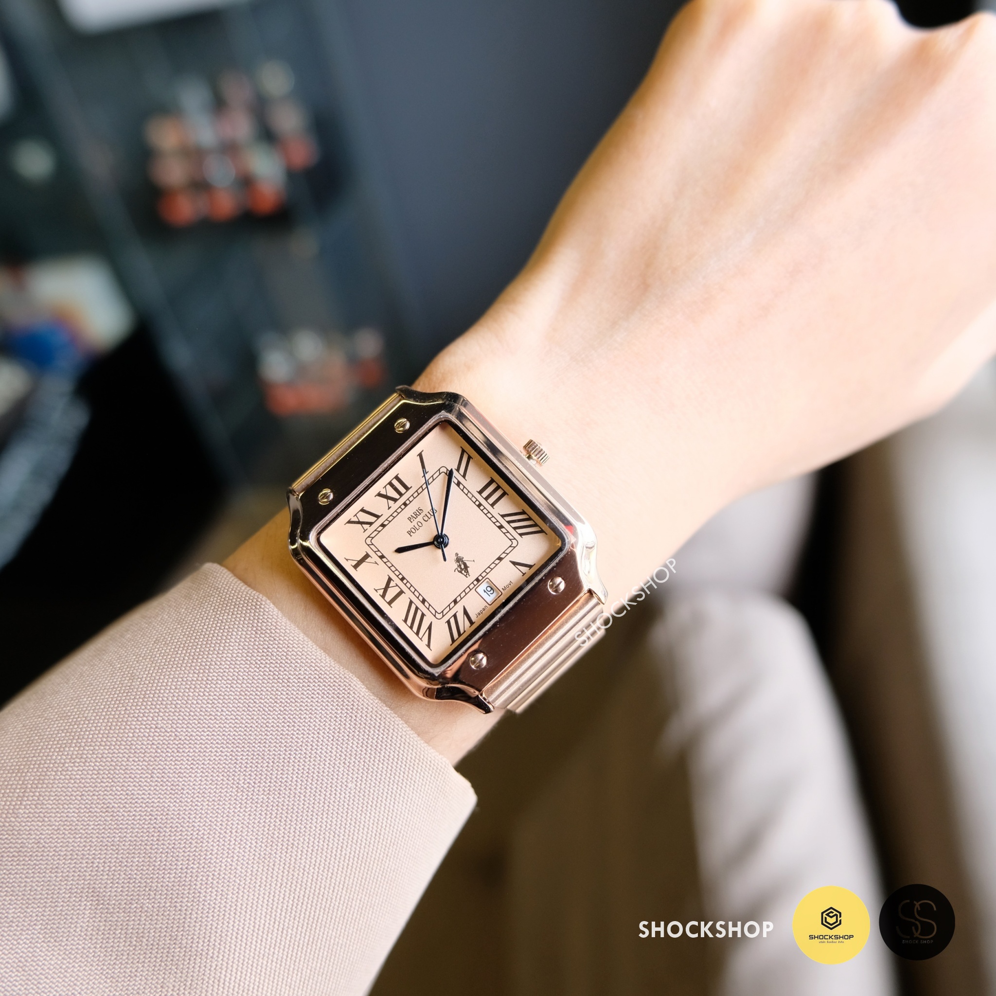 Paris Polo Club นาฬิกาข้อมือผู้หญิง รุ่น PPC-230209-RG โปโล