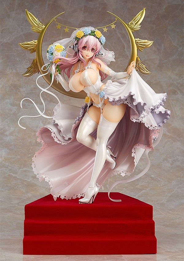 Super Sonico 10th Anniversary Figure Wedding Ver.
