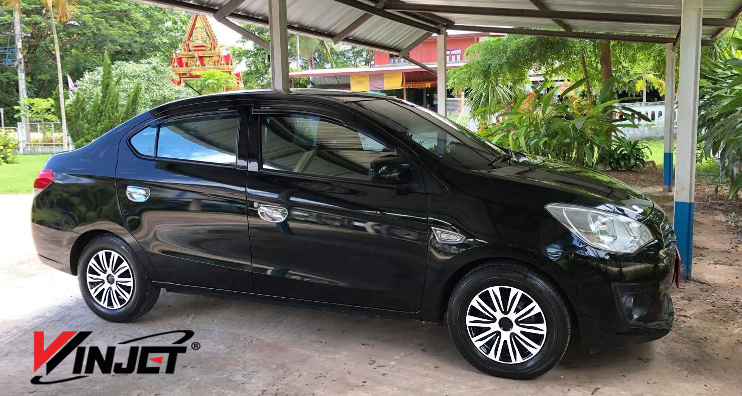 ฝาครอบกระทะล้อ 14 นิ้ว ลาย 5083WB สีขาว/ดำ (1ชุด มี 4ฝา)