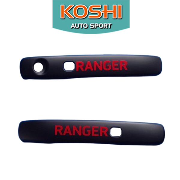 ครอบมือจับ สีดำด้าน Ford Ranger 2022 รุ่น 2 ประตู top ยี่ห้อ lekone