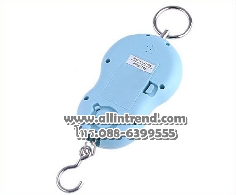 เครื่องชั่งน้ำหนักดิจิตอลแบบพกพา สีฟ้า