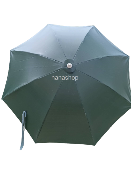 ร่มสนาม 60 นิ้ว ร่มผ้าใบ ร่มขายของ ร่มใหญ่ ร่มทรงกลม 8 ก้าน รุ่นมีไม่มีชายระบาย เนื้อผ้าใบคูนิล่อน