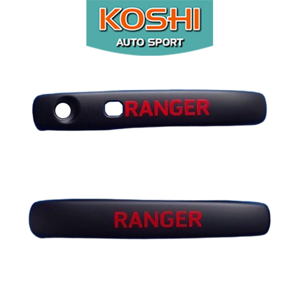 ครอบมือจับ สีดำด้าน Ford Ranger 2022 รุ่น 2 ประตู non top ยี่ห้อ lekone