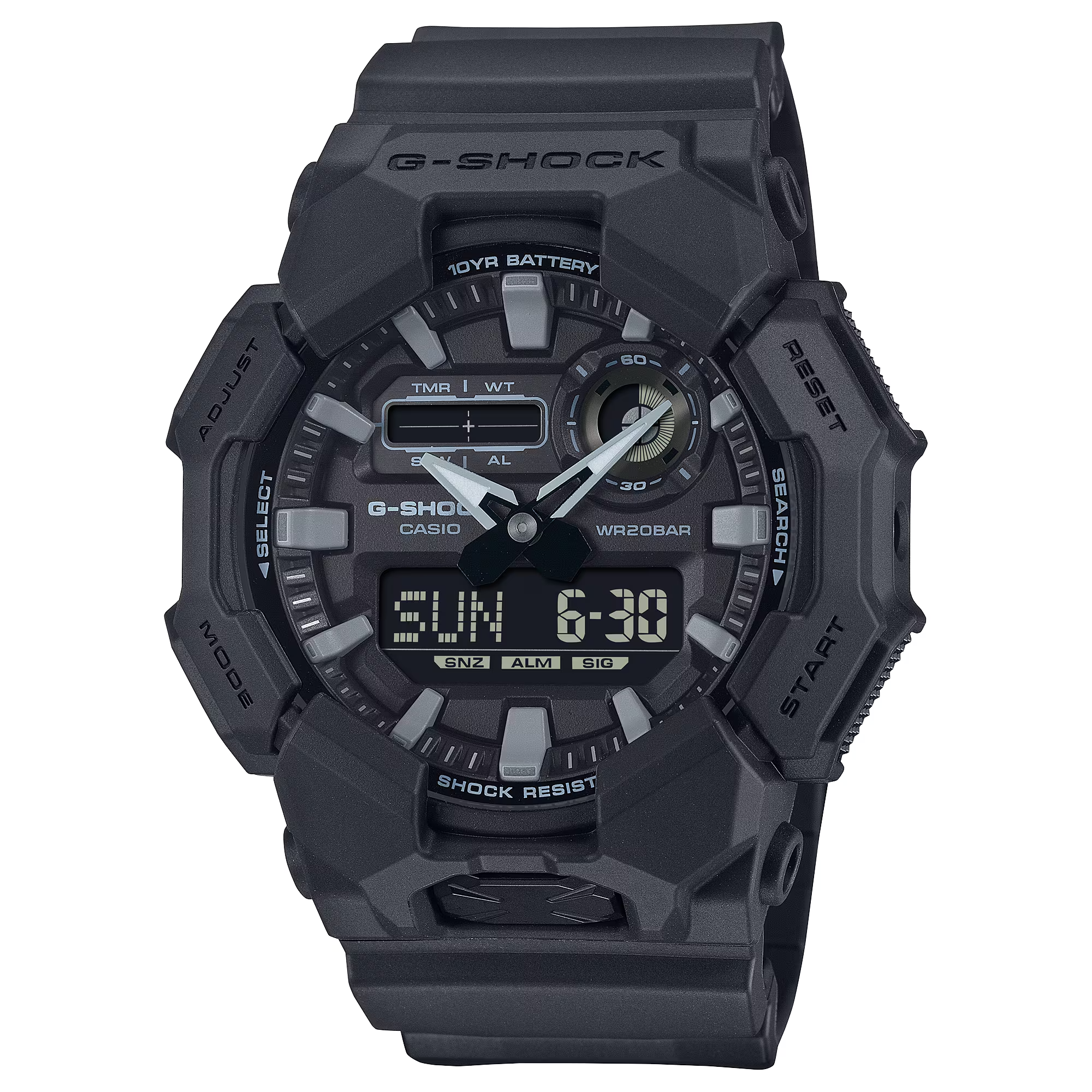 Casio G-Shock นาฬิกาผู้ชาย รุ่น GA-010-1A1 ซีรีส์ GA-010 จีช็อค