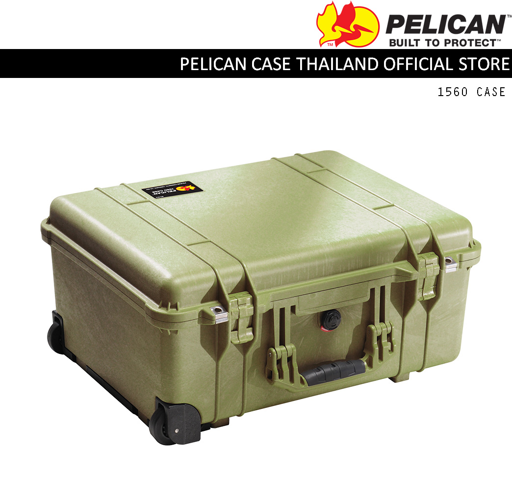 PELICAN 1560 WITH PADDED DIVIDER - BLACK - Pelican Thailand