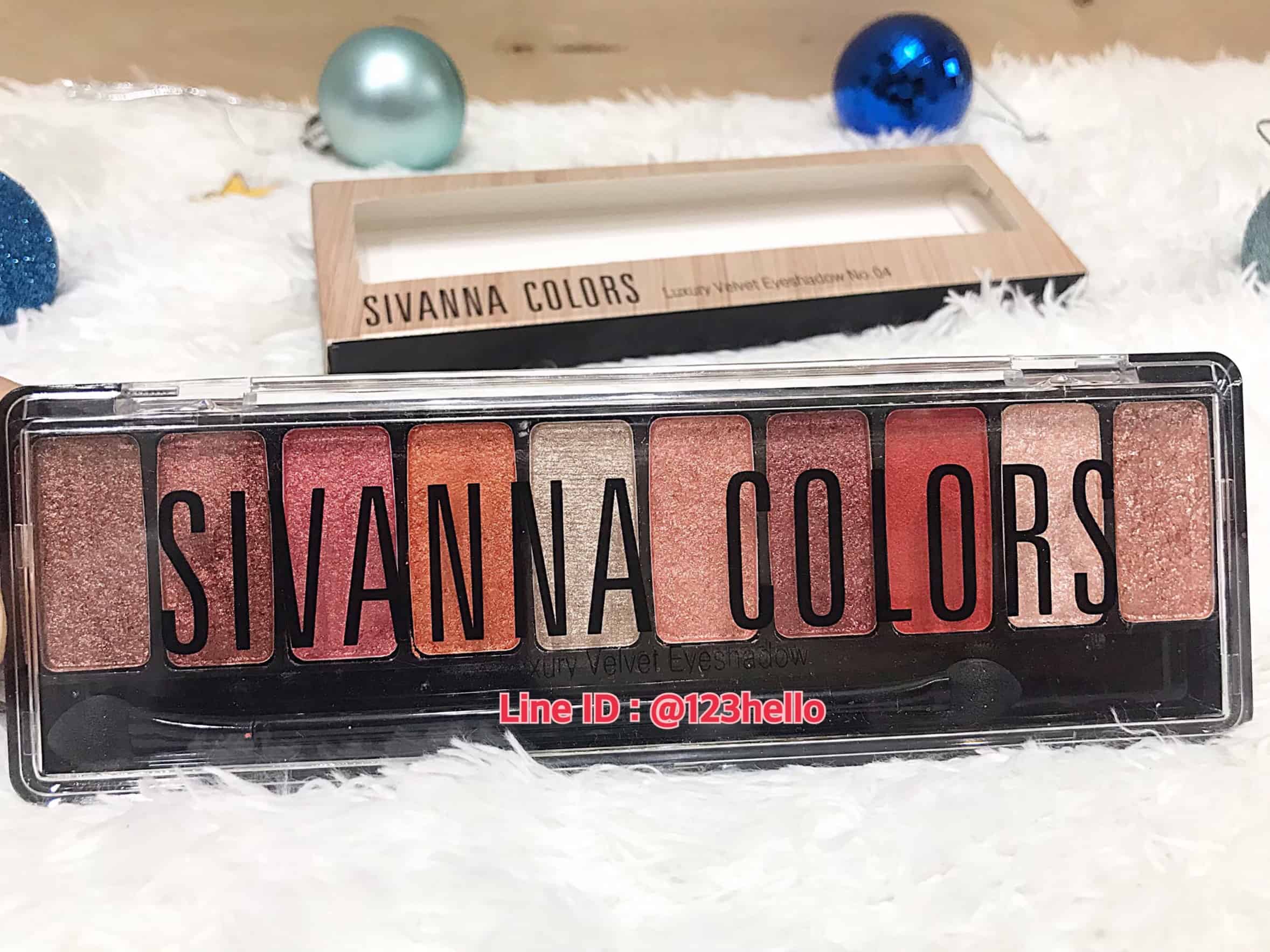 Sivanna Colors Luxury Velvet Eyeshadow HF697 1.2gx10 ซีเวนน่า คัลเลอร์ ลัคชูรี่ เวลเว็ท อายแชโดว์