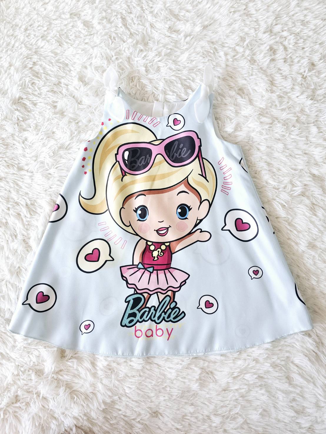 เดรส Barbie baby ไซส์ M (3y) Laugh by ChaLom มือสอง เหมือนใหม่ ไม่มีตำหนิ