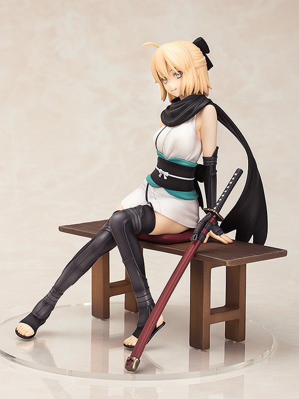 Saber Okita Resting Swordsman