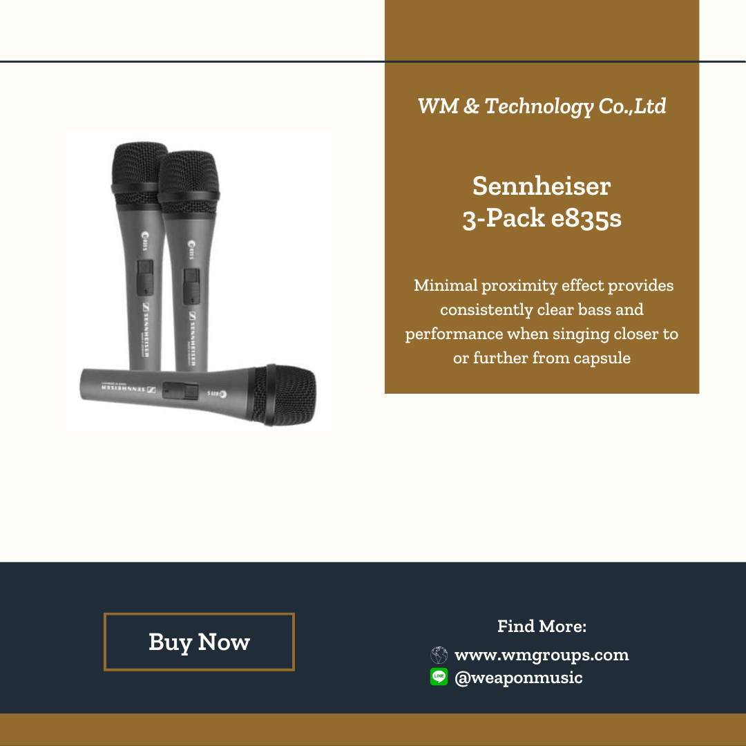 Sennheiser 3-Pack e835s