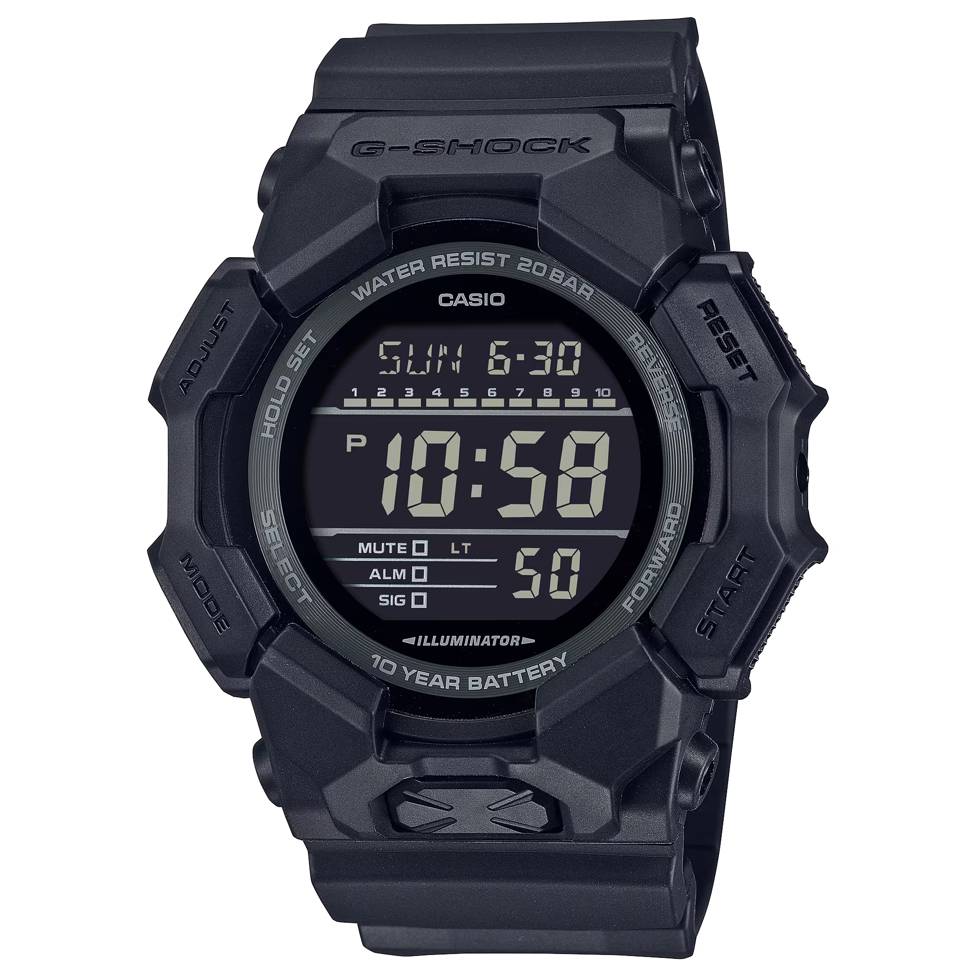 Casio G-Shock นาฬิกาผู้ชาย รุ่น GD-010-1A1 ซีรีส์ GD-010 จีช็อค
