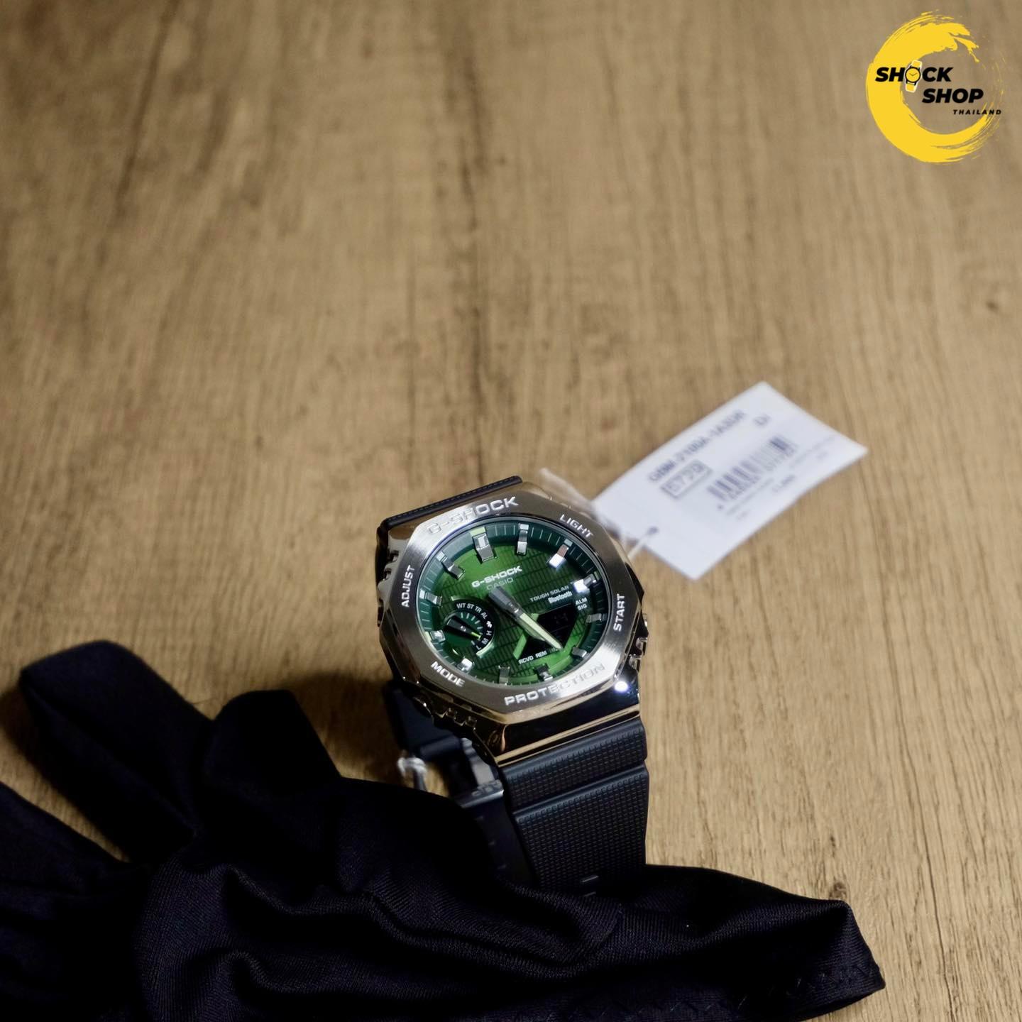 Casio G-Shock นาฬิกาข้อมือ รุ่น GBM-2100A-1A3 ซีรีส์ 2100 G-STEEL จีช็อค