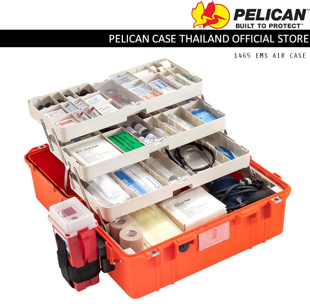 PELICAN 1465 EMS CASE, ORANGE