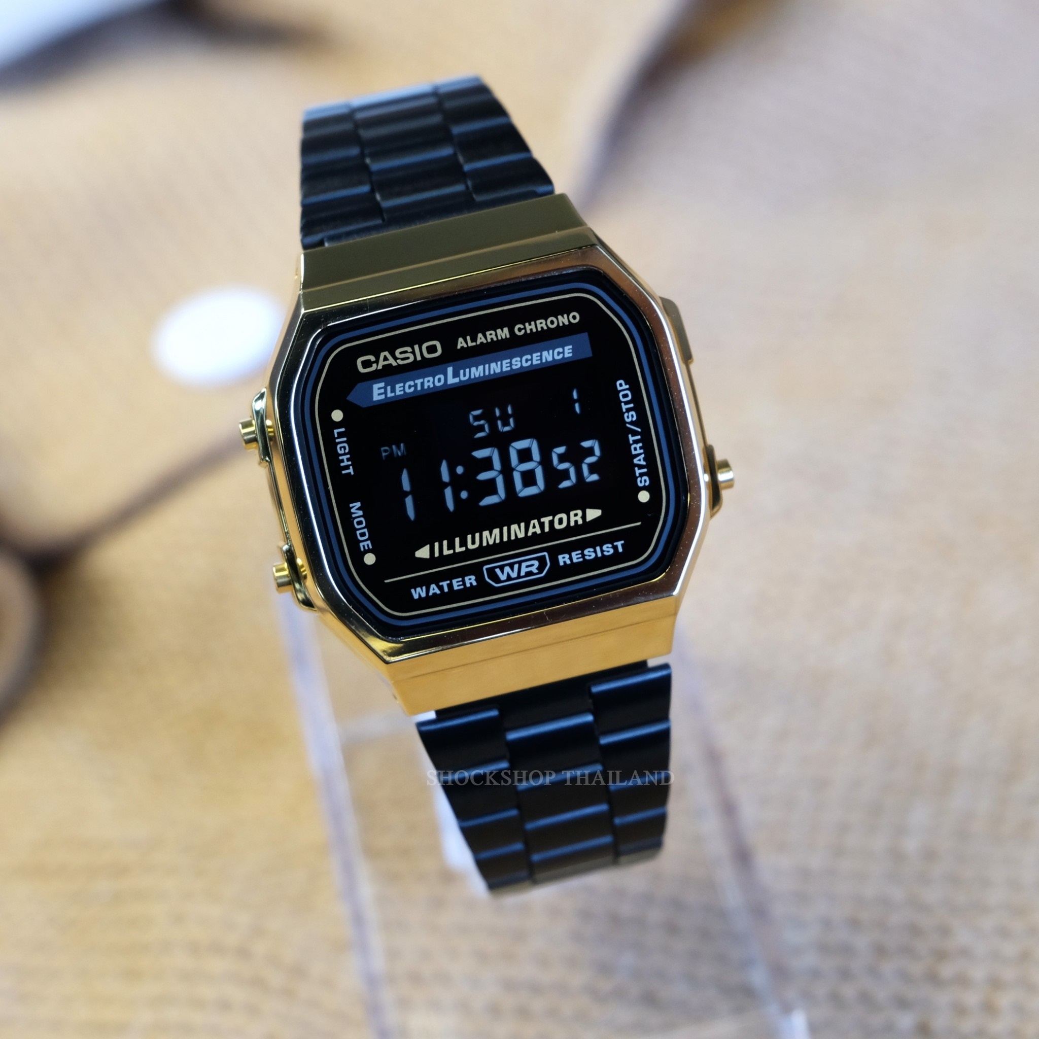 นาฬิกาผู้หญิง Casio รุ่น A168WEGB-1B คาสิโอ