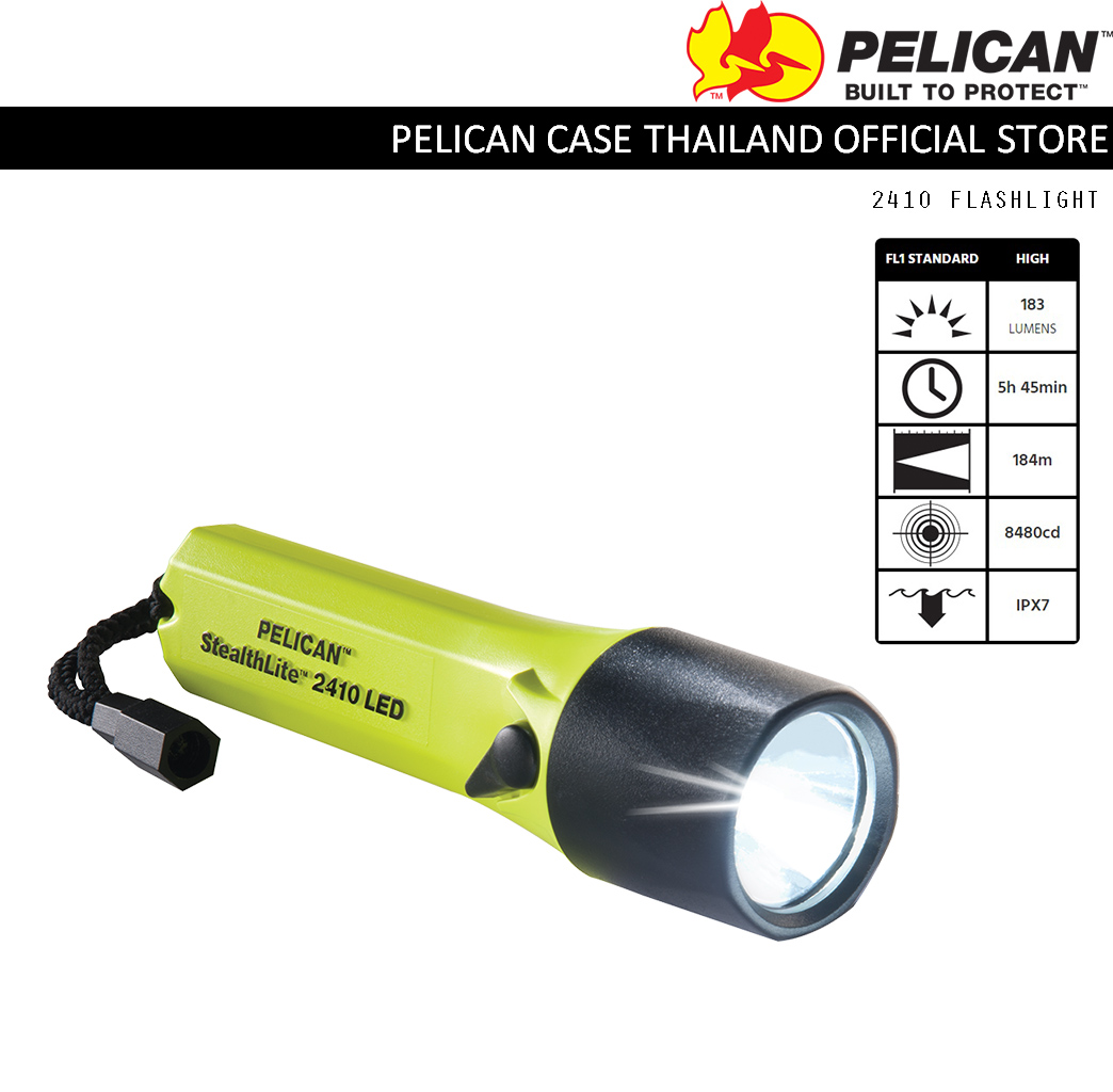 Pelican 2410 StealthLite LED Flashlight ไฟฉายกันระเบิด