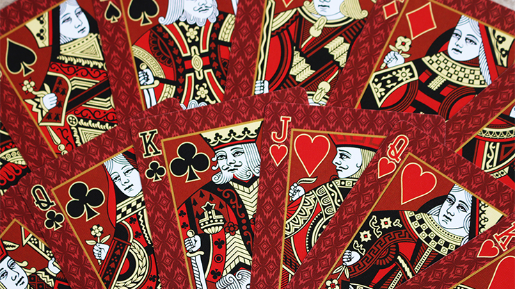 Bicycle Red Castle Playing Cards