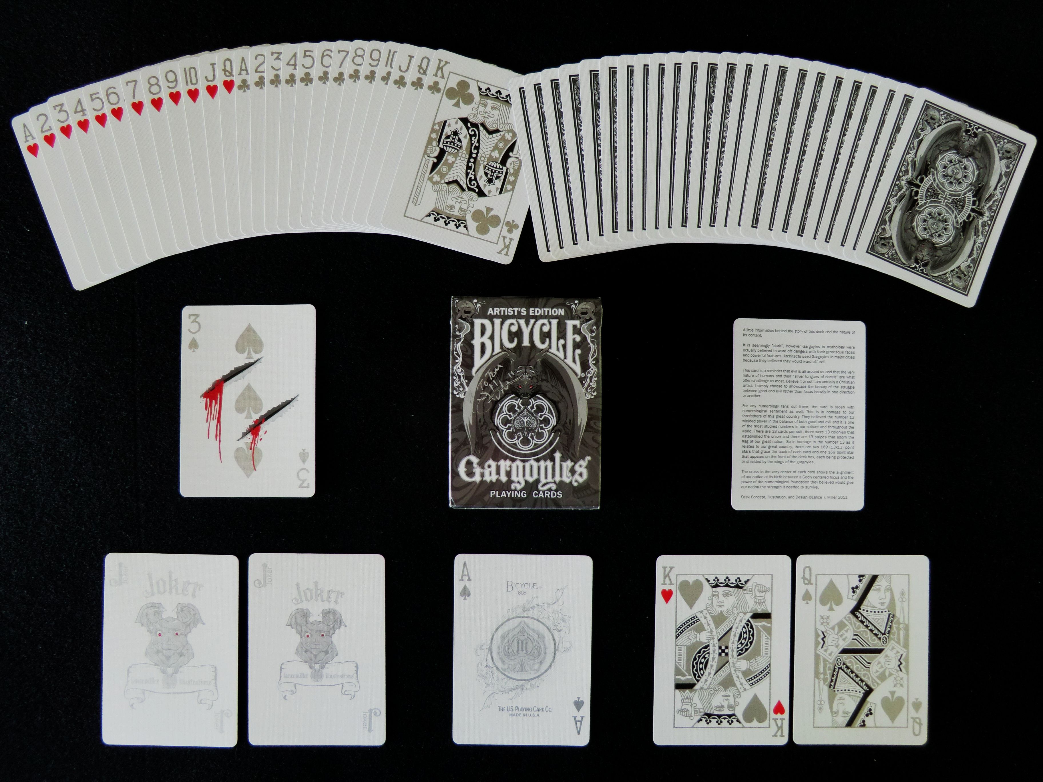 Bicycle Gargoglcs Playing Card