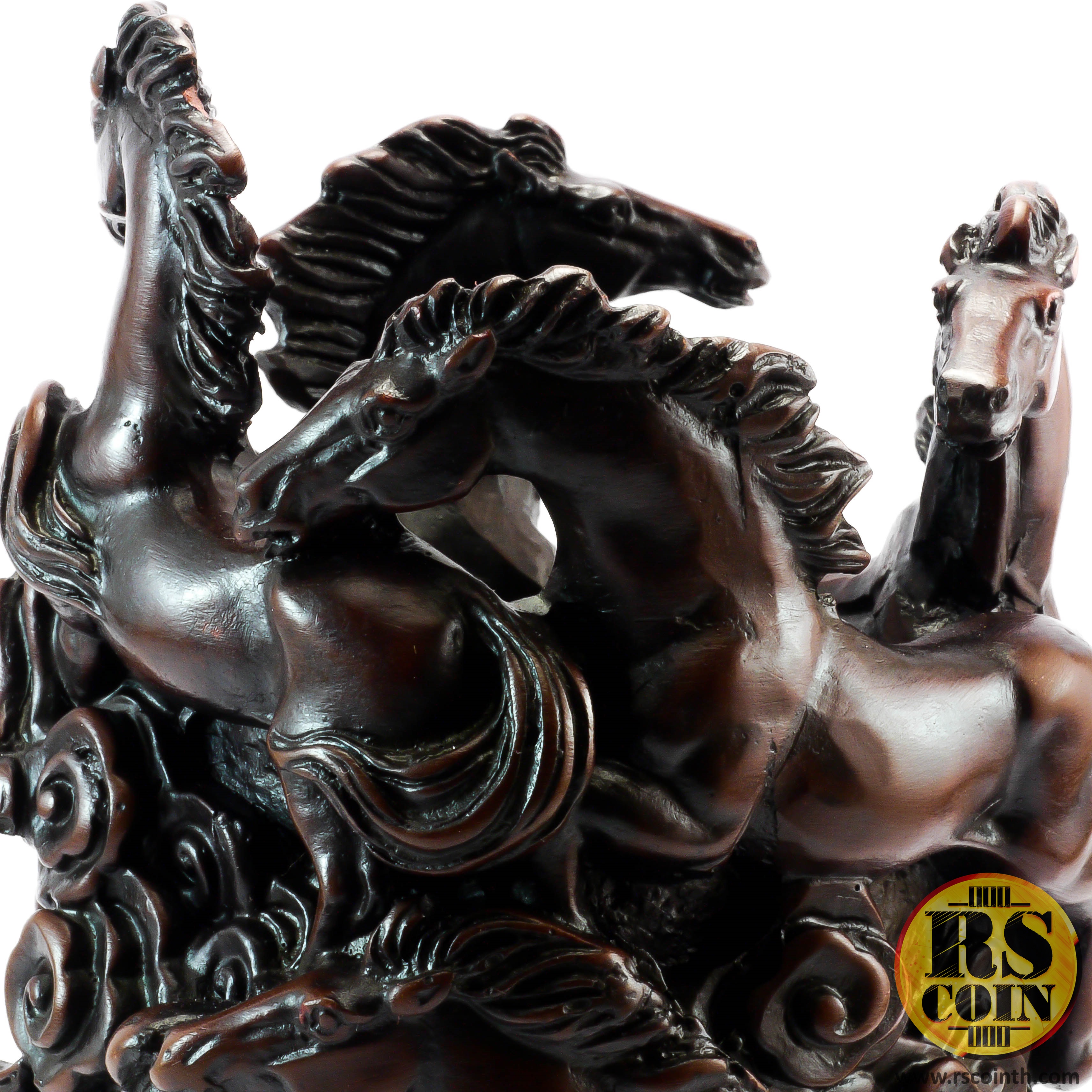 รูปปั้นหิน - กระบอกม้าสวรรค์ (Thai Sculpture Stone Animal Horses Heaven)