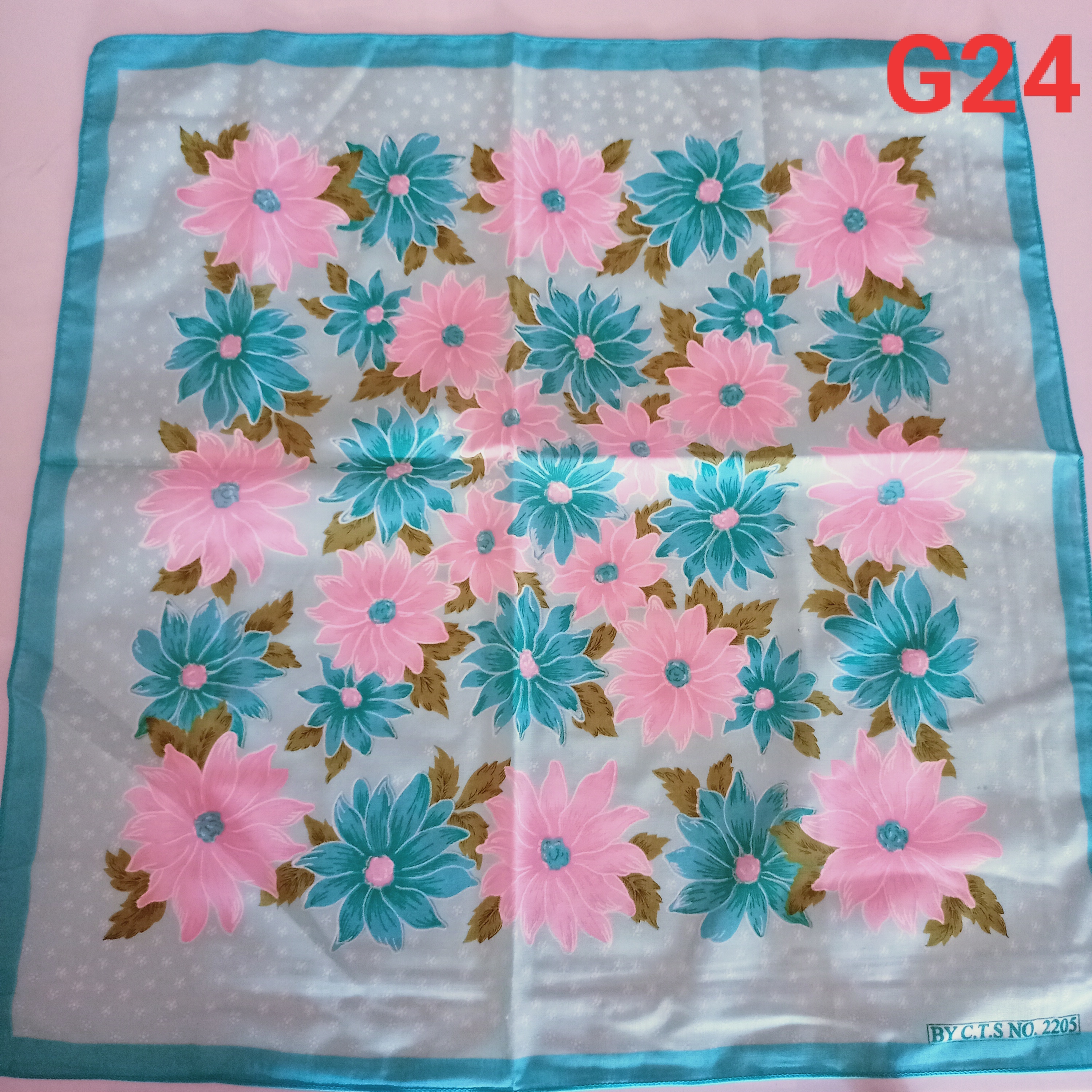 ผ้าเช็ดหน้าคอตตอน Catton G24