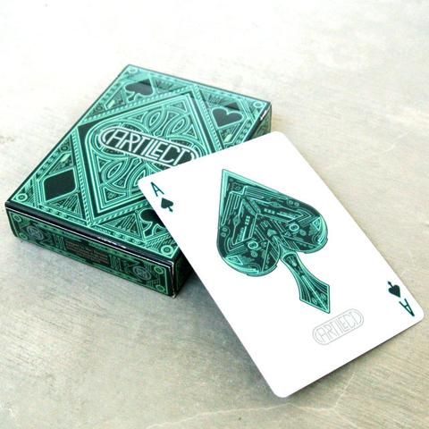 Artilect Green Edition Playing Cards