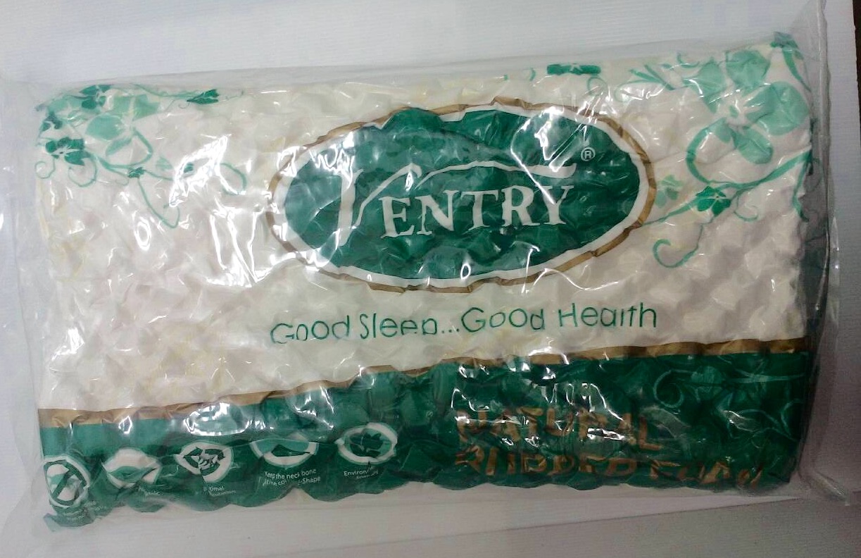 หมอนยางพารา Ventry Latex Pillow ของแท้ 100%